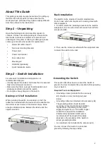 Предварительный просмотр 2 страницы D-Link DGS-1210-20/FL Quick Installation Manual