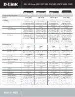 Preview for 3 page of D-Link DGS-1224TP - Web Smart Switch Specifications