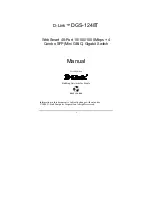 D-Link DGS-1248T - Switch Manual preview