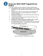 Предварительный просмотр 2 страницы D-Link DGS-1248T - Switch Quick Installation Manual