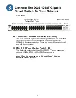 Preview for 4 page of D-Link DGS-1248T - Switch Quick Installation Manual