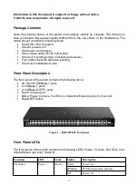 Preview for 2 page of D-Link DGS-1520-52 Quick Installation Manual