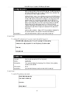 Предварительный просмотр 70 страницы D-Link DGS-3024 Command Line Interface Reference Manual