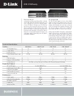 Предварительный просмотр 2 страницы D-Link DGS-3100-24 Specifications