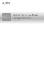 Предварительный просмотр 1 страницы D-Link DGS-3130 Series Web Ui Reference Manual