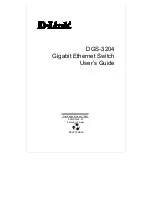 Предварительный просмотр 1 страницы D-Link DGS-3204 User Manual