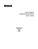 D-Link DGS-3208TG - Switch User Manual предпросмотр