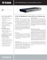 D-Link DGS-3324SR Specifications предпросмотр