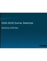 Предварительный просмотр 1 страницы D-Link DGS-3630 SERIES User Manual