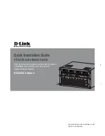 D-Link DGS-6600-48TS Quick Installation Manual предпросмотр