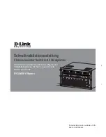 Предварительный просмотр 11 страницы D-Link DGS-6600-CM Quick Installation Manual