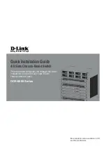 Предварительный просмотр 1 страницы D-Link DGS-6600 Series Quick Installation Manual