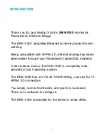 Preview for 3 page of D-Link DHN-1000 User Manual