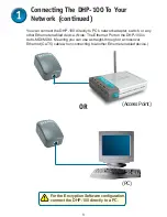 Preview for 3 page of D-Link DHP-100 Quick Installation Manual