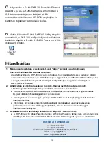 Preview for 19 page of D-Link DHP-200 Quick Installation Manual