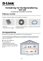 Preview for 20 page of D-Link DHP-200 Quick Installation Manual