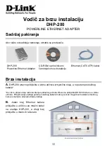 Предварительный просмотр 32 страницы D-Link DHP-200 Quick Installation Manual