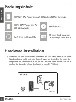 Preview for 8 page of D-Link DHP-308AV Quick Installation Manual