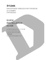 D-Link DHP-W220AV Quick Installation Manual preview