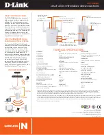 Предварительный просмотр 2 страницы D-Link DHP-W306AV Technical Specifications