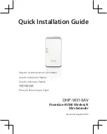 D-Link DHP W310AVB1 Quick Installation Manual предпросмотр