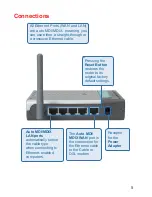 Preview for 5 page of D-Link DI-524 - AirPlus G Wireless Router Manual