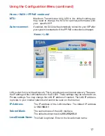 Preview for 17 page of D-Link DI-524 - AirPlus G Wireless Router Manual