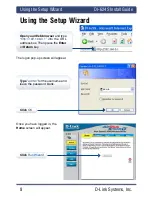 Предварительный просмотр 8 страницы D-Link DI-624S - AirPlus Xtreme G Wireless 108G USB Storage... Install Manual