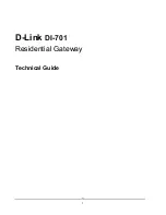 Preview for 1 page of D-Link DI-701 iShare Technical Manual