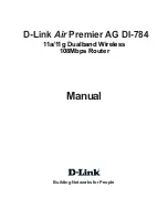 D-Link DI-784 Manual preview