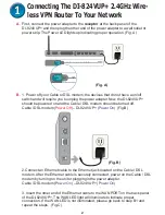 Предварительный просмотр 2 страницы D-Link DI-824VUP+ 2.4GHz Wireless VPN Router and Print Server Quick Installation Manual