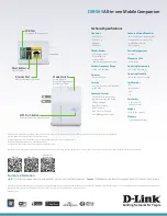 Предварительный просмотр 3 страницы D-Link DIR-505 Specifications