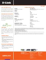 Preview for 2 page of D-Link DIR-601 Specifications