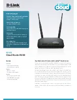 D-Link DIR-605L Specification preview