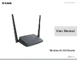 Предварительный просмотр 1 страницы D-Link DIR-615+ User Manual