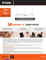 D-Link DIR-655 - Xtreme N Gigabit Router Wireless Specifications предпросмотр