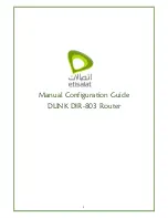 D-Link DIR-803 Manual Configuration Manual preview
