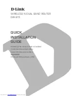 D-Link DIR-815 Quick Installation Manual предпросмотр