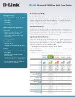 Предварительный просмотр 2 страницы D-Link DIR-820L Brochure & Specs