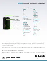 Предварительный просмотр 3 страницы D-Link DIR-820L Brochure & Specs