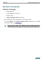 Предварительный просмотр 2 страницы D-Link DIR-822 Quick Instillation Manual
