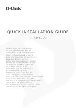 D-Link DIR-842V2 Quick Installation Manual preview