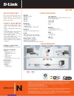 Preview for 2 page of D-Link DIR-855 - Xtreme N Duo Media Router Wireless Specifications