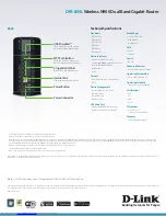 Предварительный просмотр 3 страницы D-Link DIR-855L Brochure & Specs