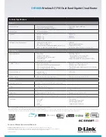 Preview for 4 page of D-Link DIR-868L Features & Specifications