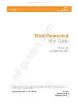 Предварительный просмотр 1 страницы D-Link DivX Connected DSM-330 User Manual