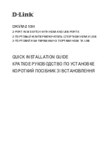 Предварительный просмотр 1 страницы D-Link DKVM-210H Quick Installation Manual