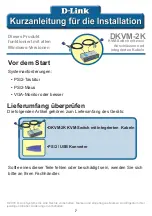 Предварительный просмотр 7 страницы D-Link DKVM-2K Quick Installation Manual