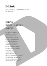 D-Link DKVM-2KU Quick Installation Manual предпросмотр