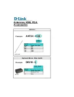 D-Link DKVM-4 - KVM Keyboard Video Mouse Switch... Reference Manual предпросмотр